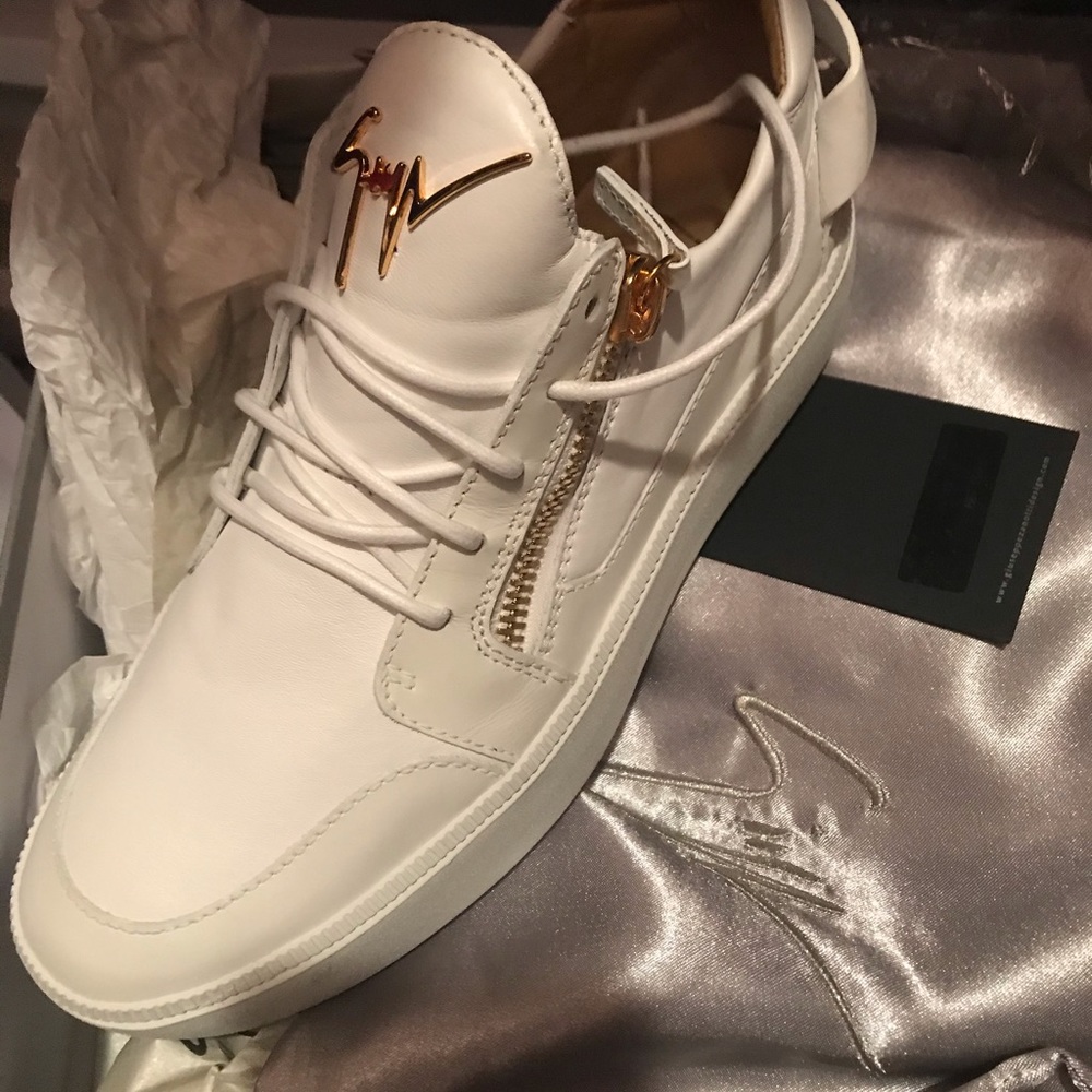 Nib Giuseppe zanotti double zip sneakers 39